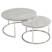 WOF Hanson Vilas Grey Round Coffee Table